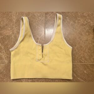 🌹5 for $50🌹Urban Outfitters Yellow Ribbed Bralette